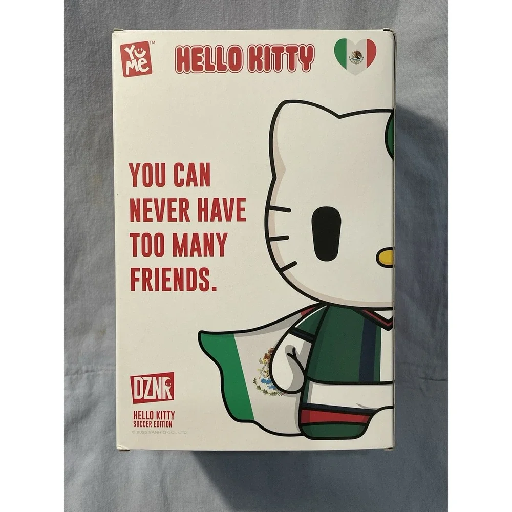 NEW Yume Sanrio DZNR Hello Kitty Soccer Edition - Mexico Hello Kitty #57 w/ Bow